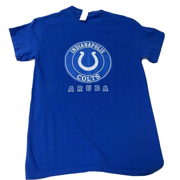 Gildan Other - NFL Infianapolis Colts Mens T-shirt Aruba Graphic Tee Size Small Blue